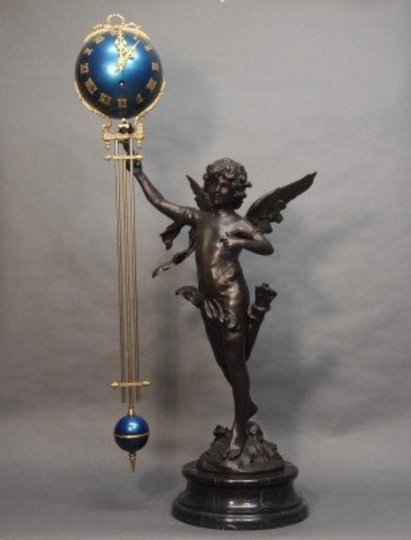 Reproduction Figural Mystery clock