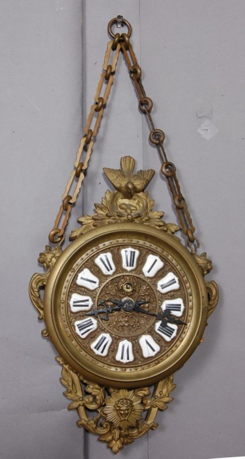 Bronze French Cartel clock