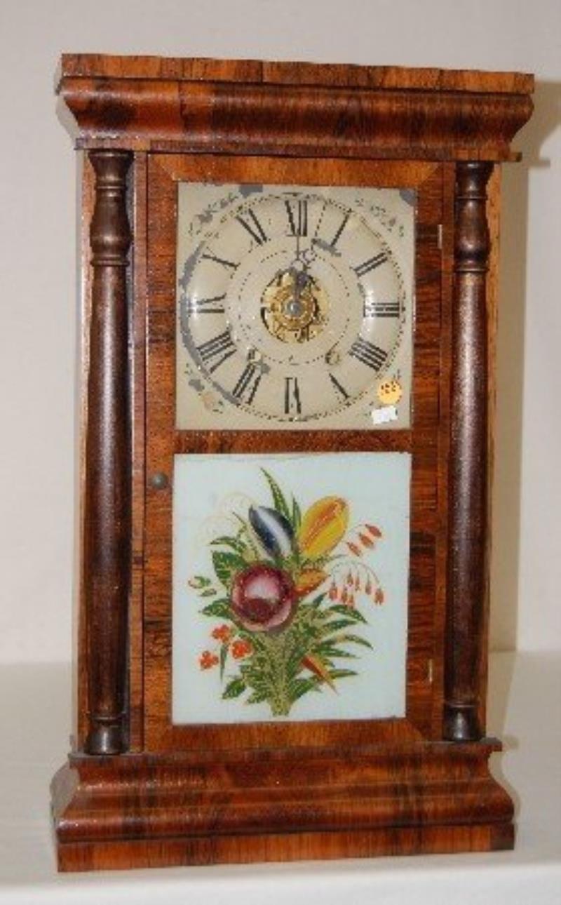 Seth Thomas 30 Hour Rosewood Shelf Clock