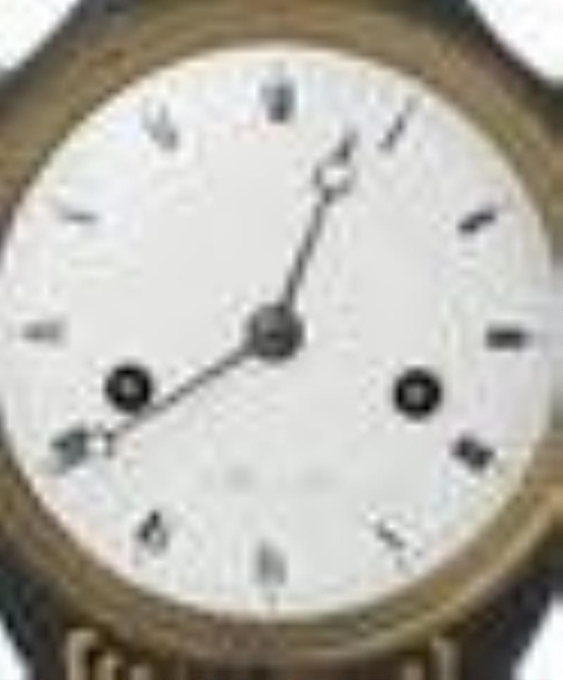 French Empire Collas Gilt Bronze Mantel Clock