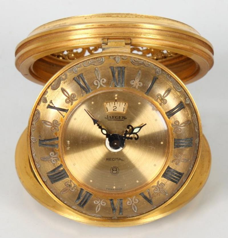 A Jaeger LeCoultre ‘Recital’ Model 106 alarm clock