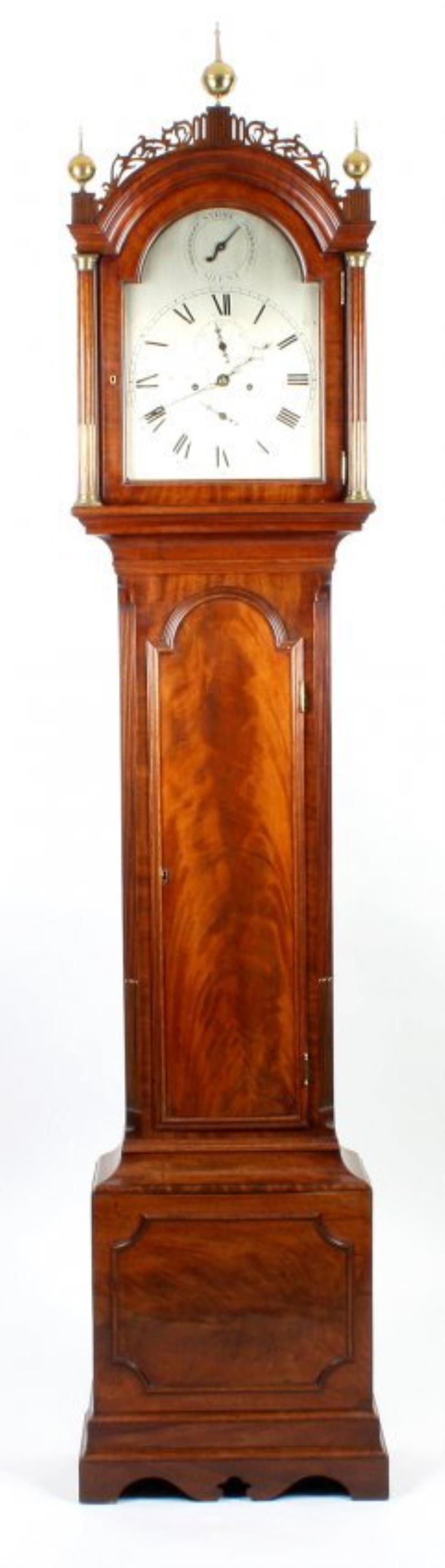 A George III mahogany longcase clock