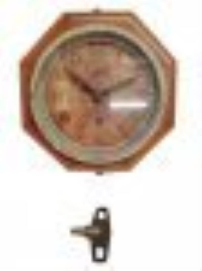 Seikosha Imperial Japanese Navy Octagonal Wooden Clock