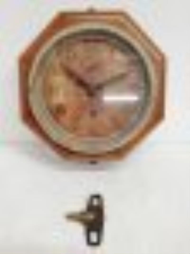 Seikosha Imperial Japanese Navy Octagonal Wooden Clock