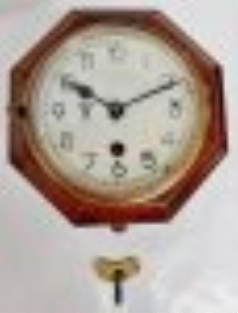 Junghans Kreigsmarine KM Octagonal Key Wind Wall Clock Price Guide