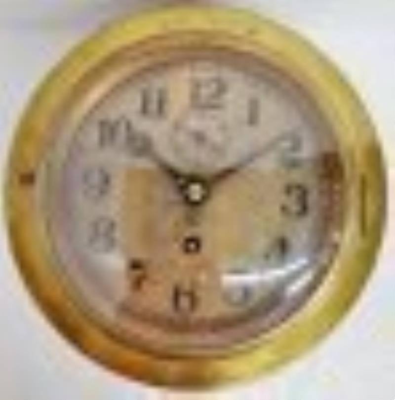 Seikosha WWII Japanese Brass Fusee 5Day Wind Wall Clock