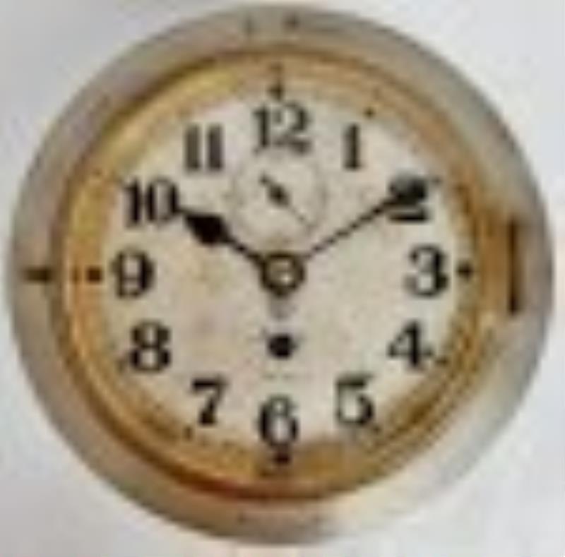Vintage Seikosha IJN Fusee Anchor Stamp 8 Day Clock