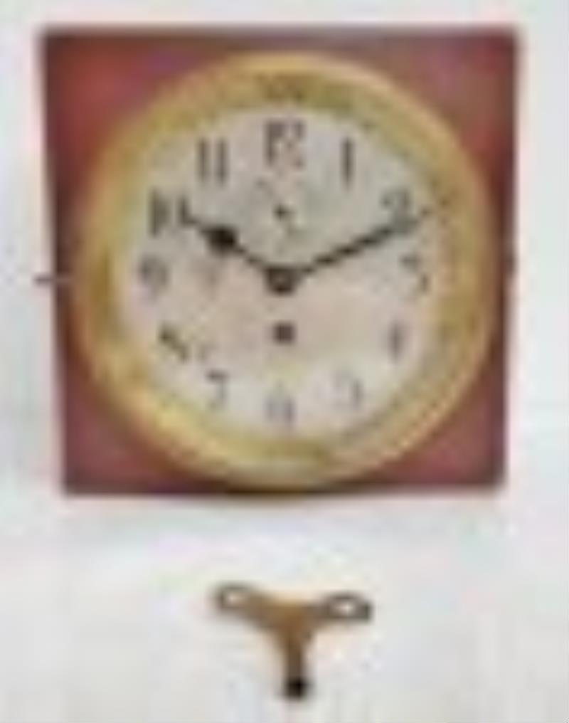 Tietz & Kiel WWII German Kriegsmarine 8 Day Movt. Clock