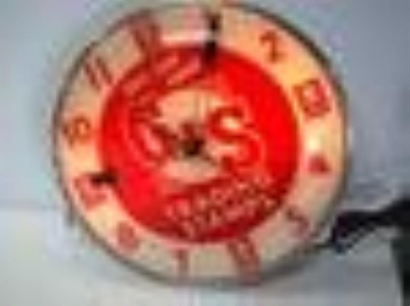 G&S Trading Stamps lighted clock