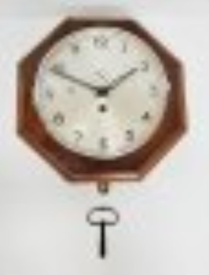 Vintage WWII German Navy Kriegsmarine Large Wood Clock
