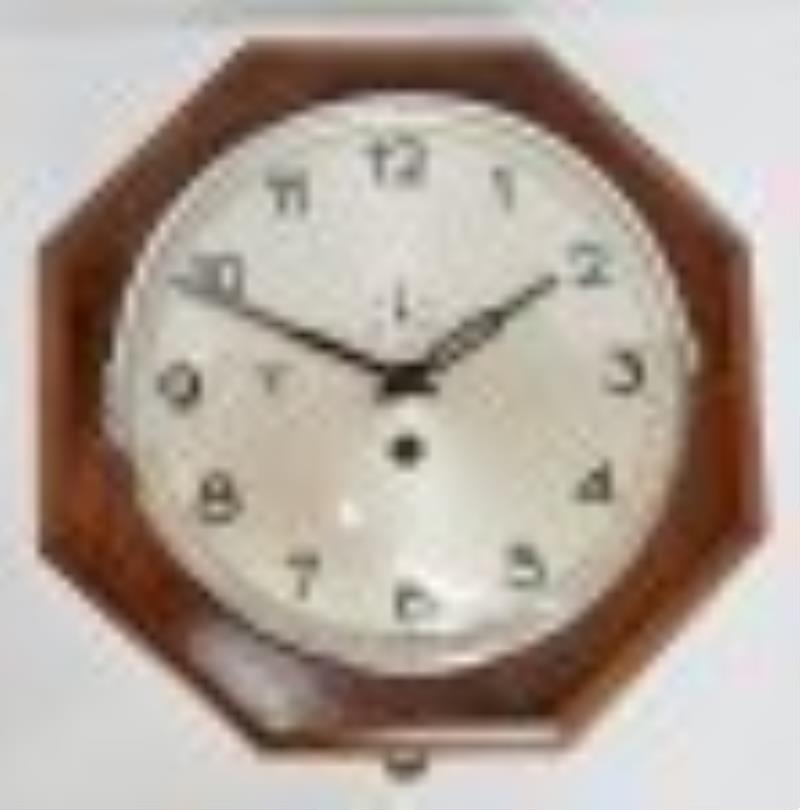 Vintage WWII German Navy Kriegsmarine Large Wood Clock