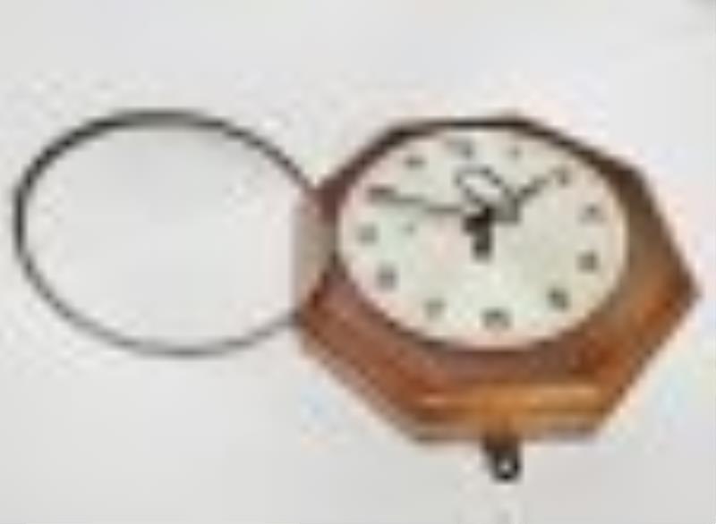Vintage WWII German Navy Kriegsmarine Large Wood Clock