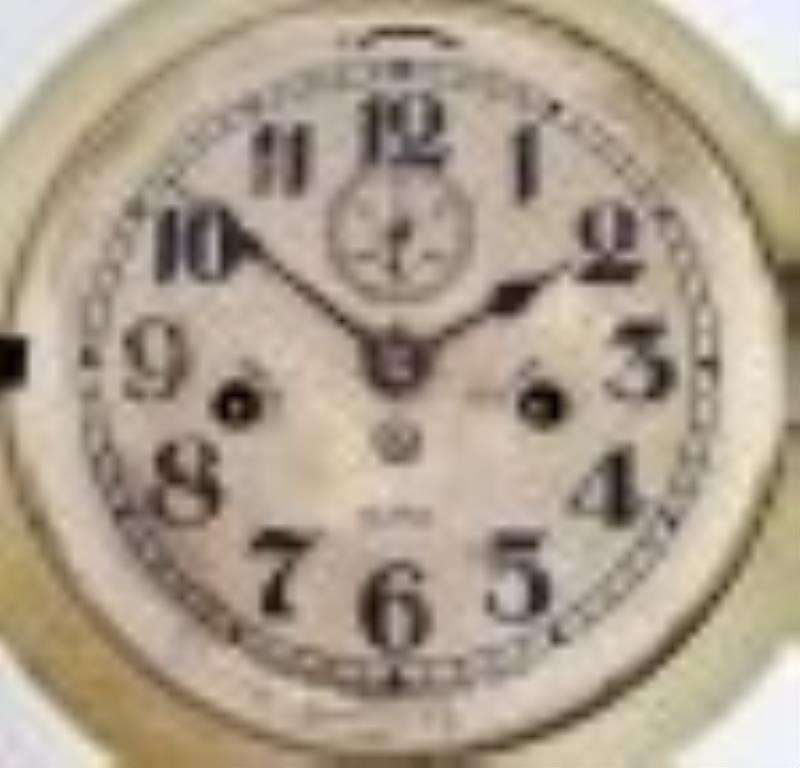 IJN Striker Seikosha Very Early Production Brass Clock