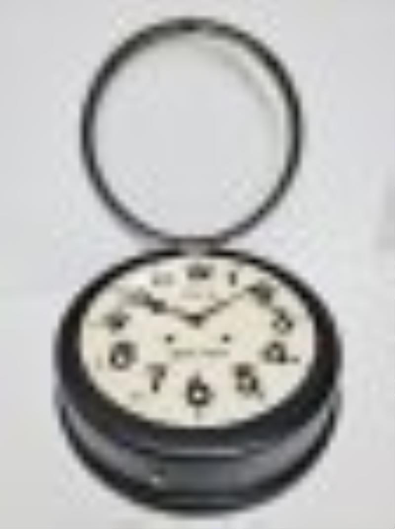 Huge Black Wooden Seikosha Chiming Key Wind Wall Clock