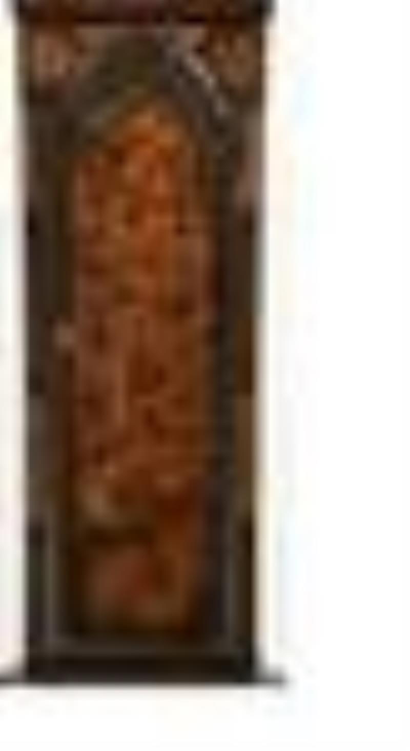 Early Georgian Japanned Tall Case Clock