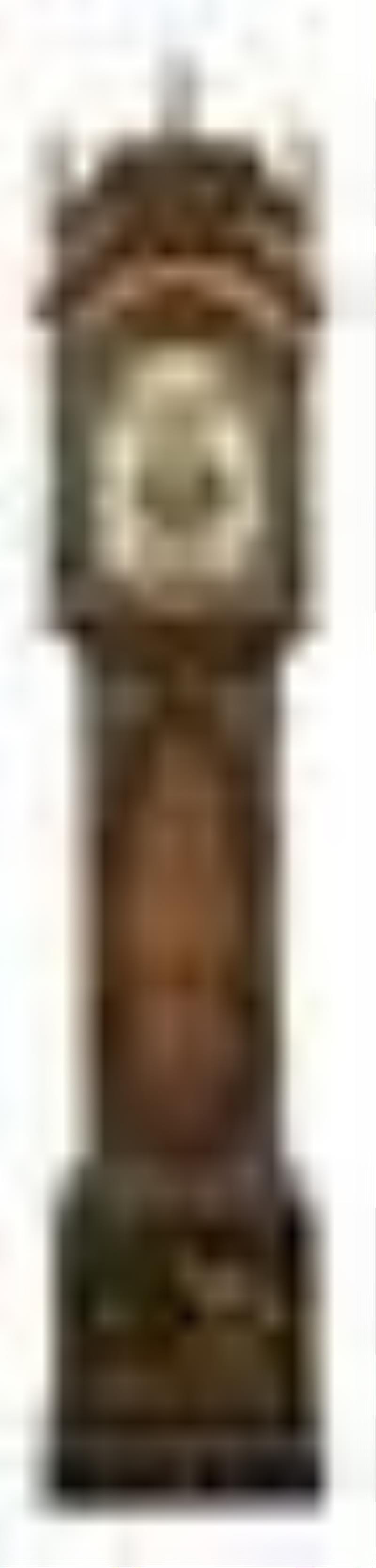 Queen Anne Japanned Tall Case Clock