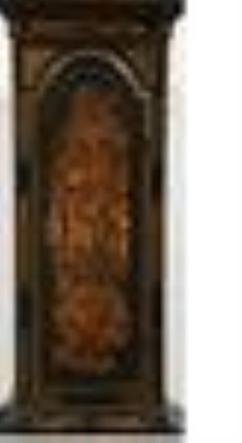 Queen Anne Japanned Tall Case Clock