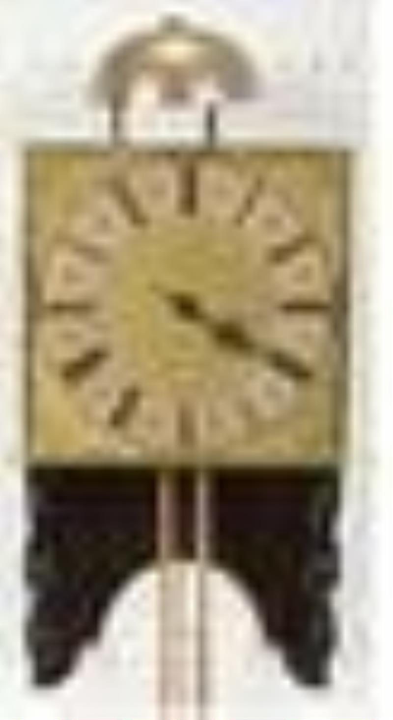 Early English Brass Wall Clock