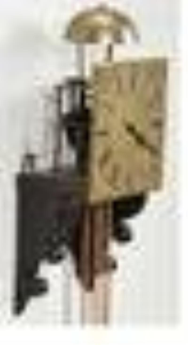 Early English Brass Wall Clock