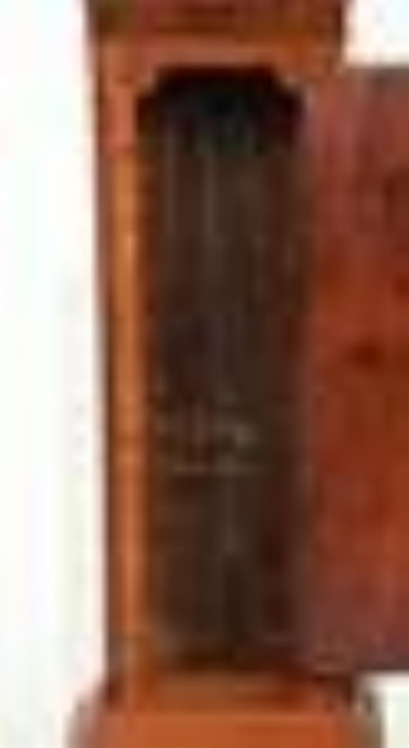 Philadelphia Federal Carved Mahogany Tall Case Clock