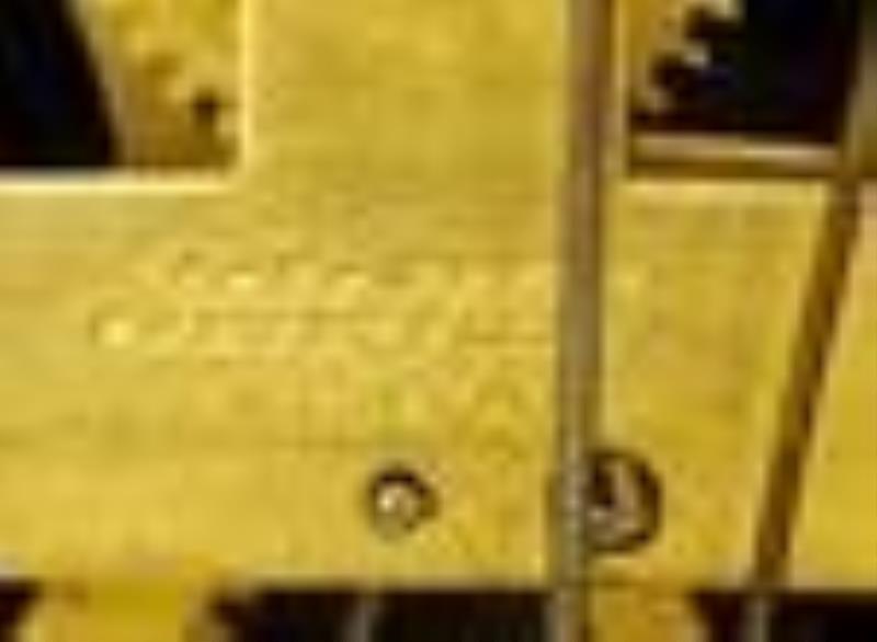 J.C. Brown Ripple Front Steeple Clock