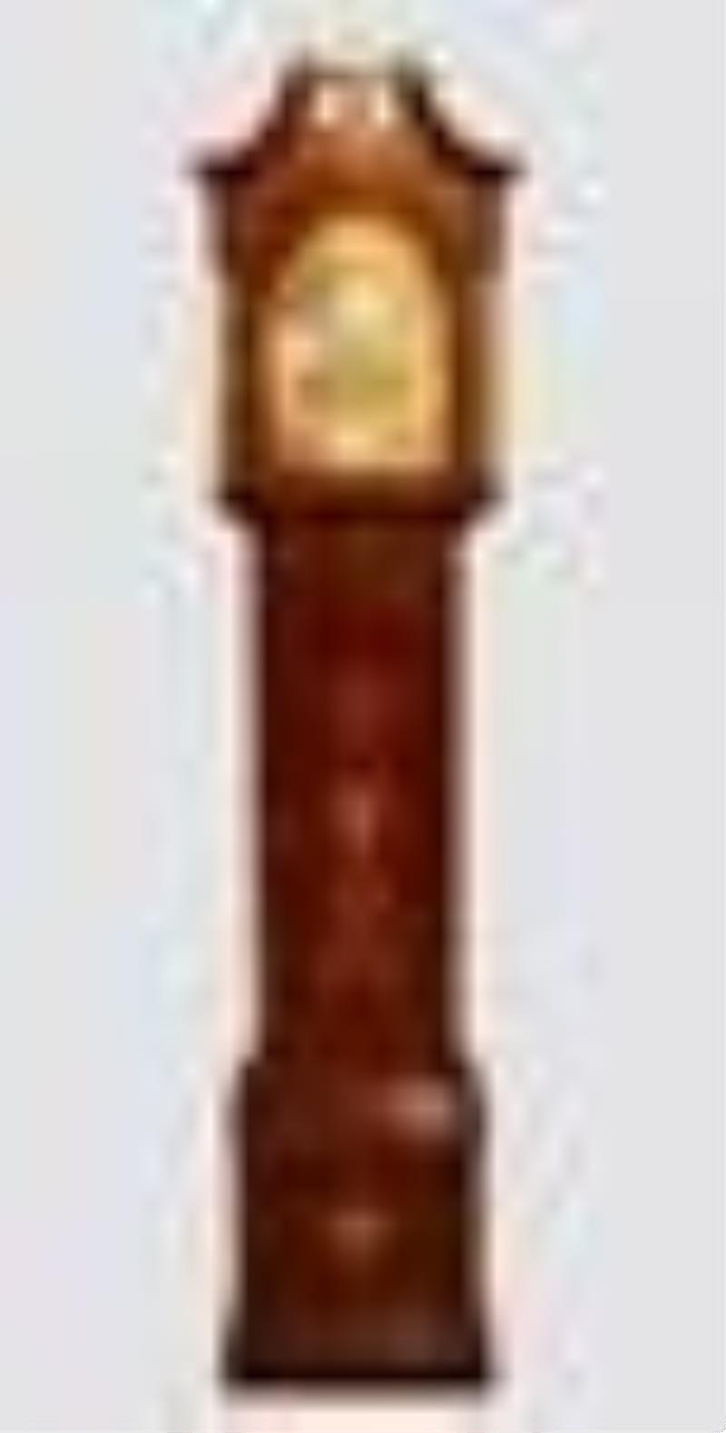 British Inlaid Grandfather Clock