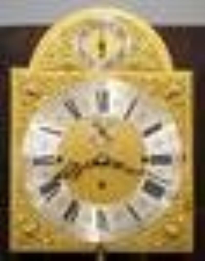 British Inlaid Grandfather Clock