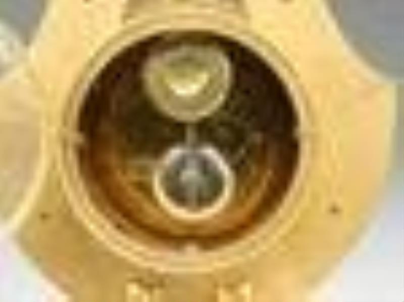 French Gilded Bronze Lyre Clock