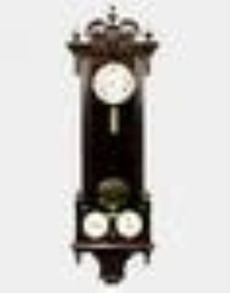 Rare Vienna Regulator Calendar Wall Clock Price Guide