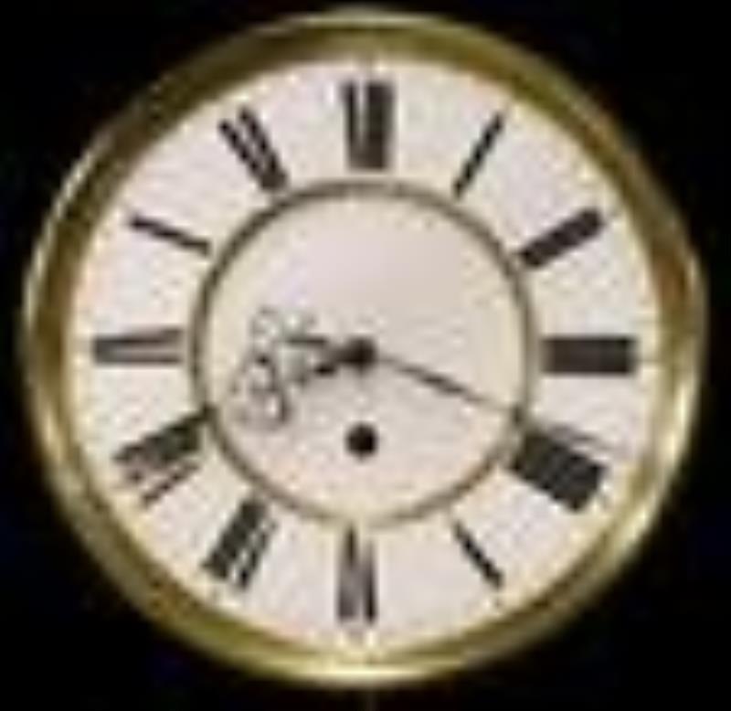 Rare Vienna Regulator Calendar Wall Clock