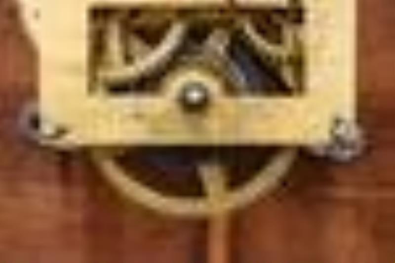 Ingraham Corrugated Gallery Clock