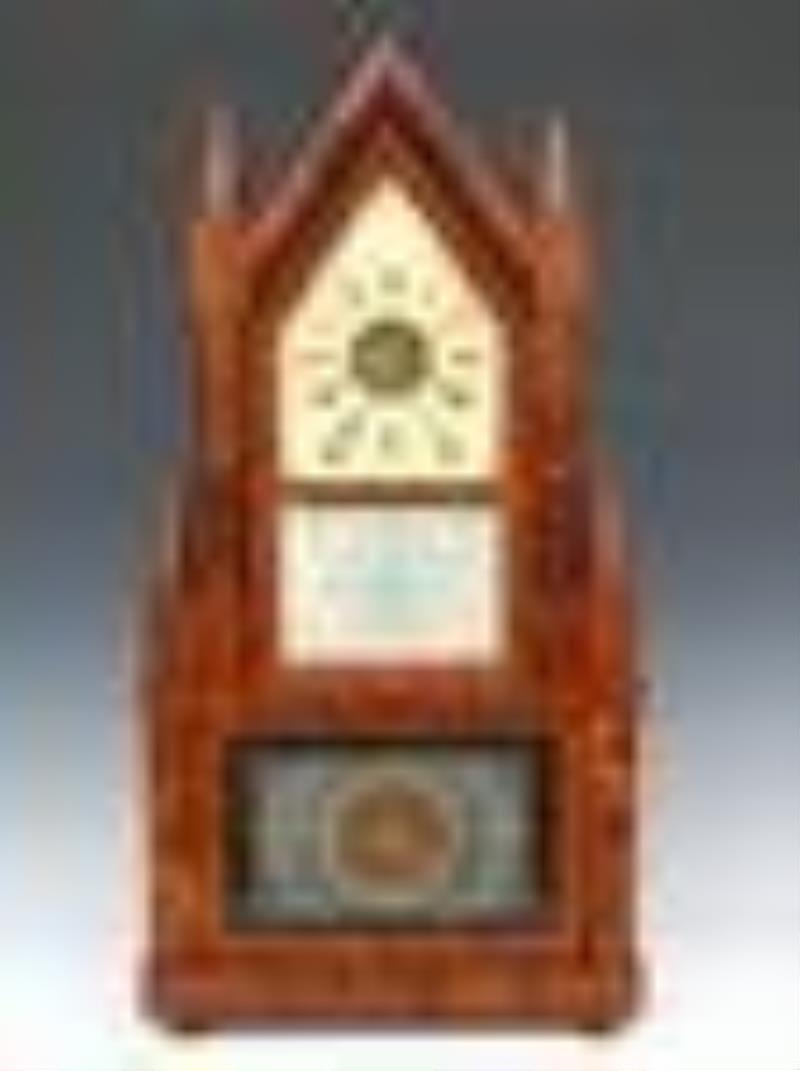 Birge & Fuller Wagon Spring Shelf Clock