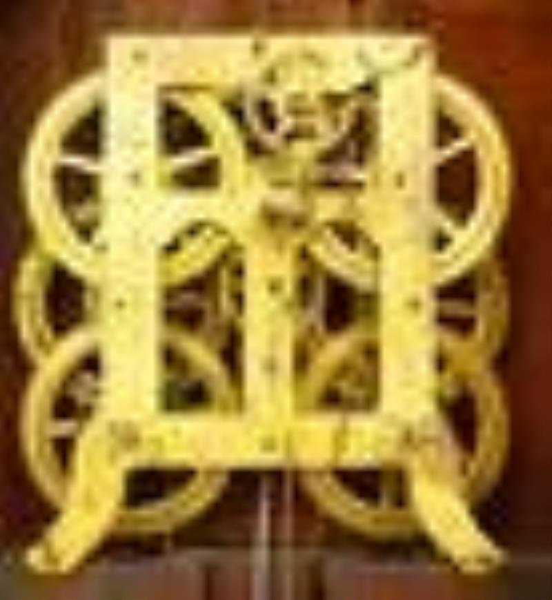 Birge & Fuller Wagon Spring Shelf Clock