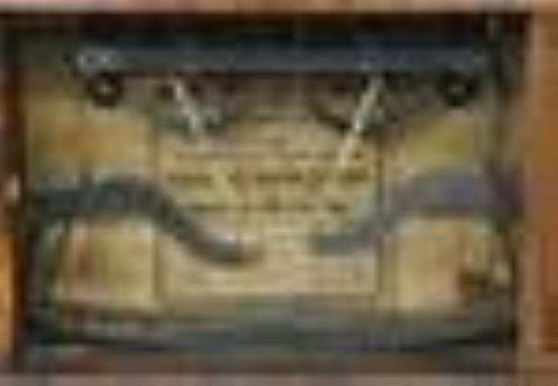 Birge & Fuller Wagon Spring Shelf Clock