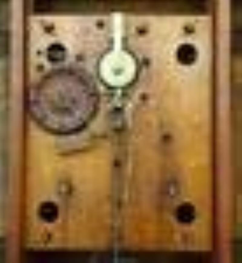Pillar & Scroll Shelf Clock