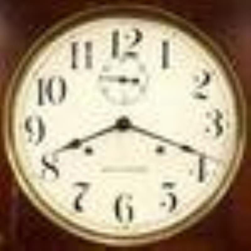 American Watchman's Time Detector Wall Clock