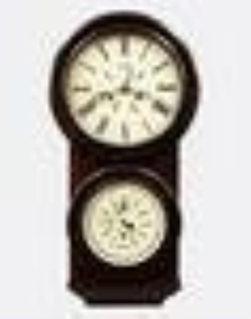 L.F. & W.W. Carter Calendar Wall Clock