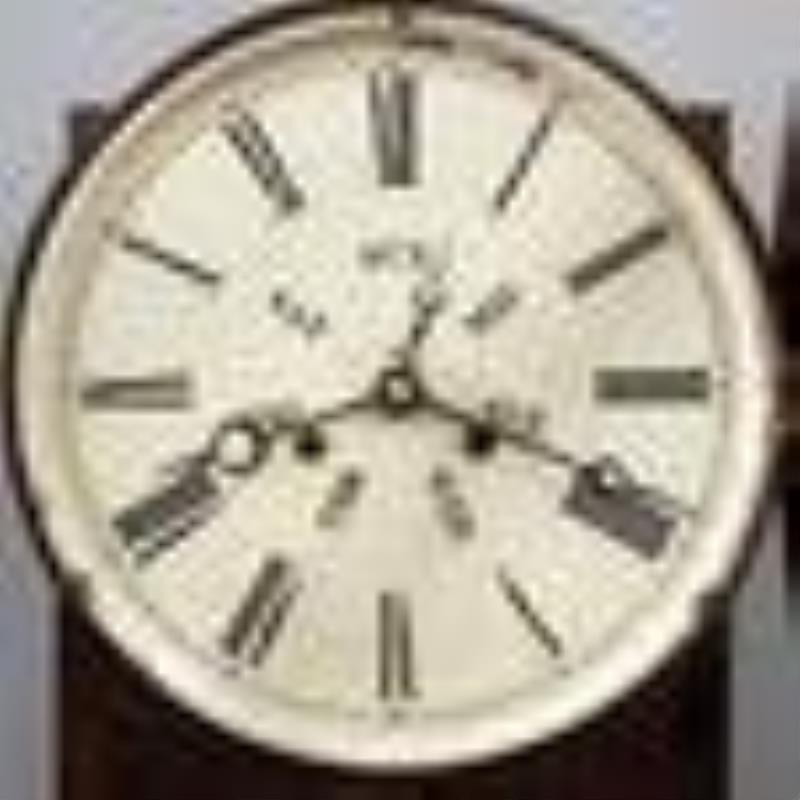 L.F. & W.W. Carter Calendar Wall Clock