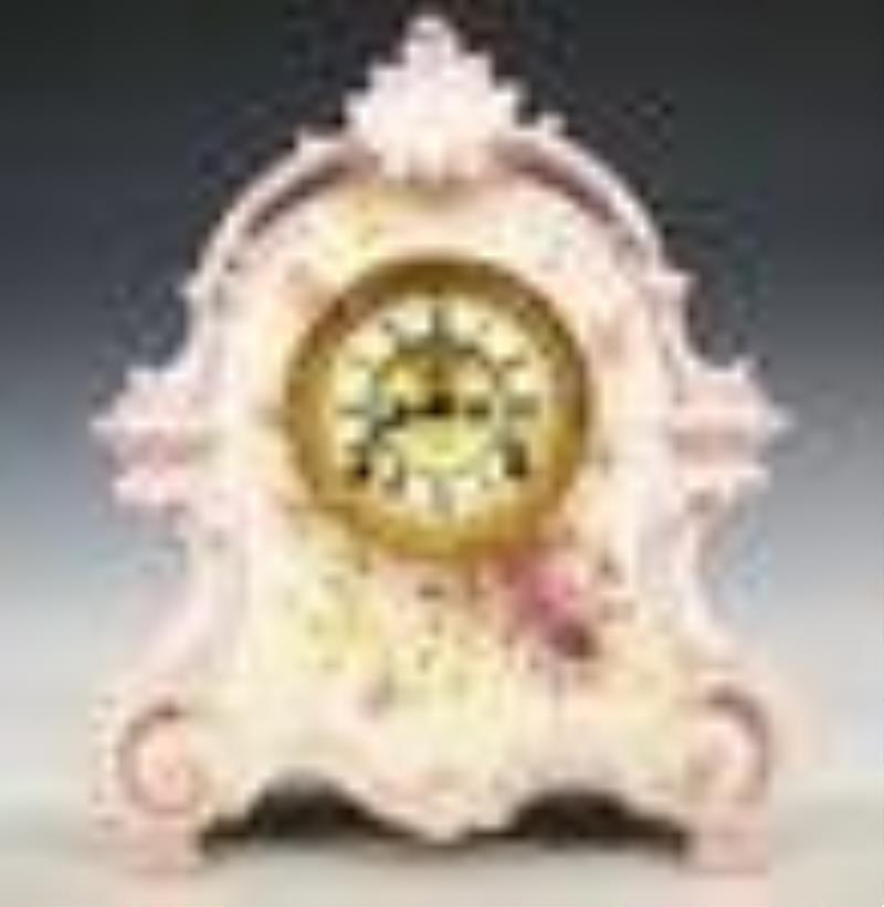 Ansonia La Bretagne China Shelf Clock