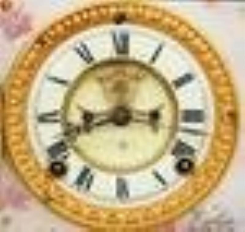 Ansonia La Bretagne China Shelf Clock