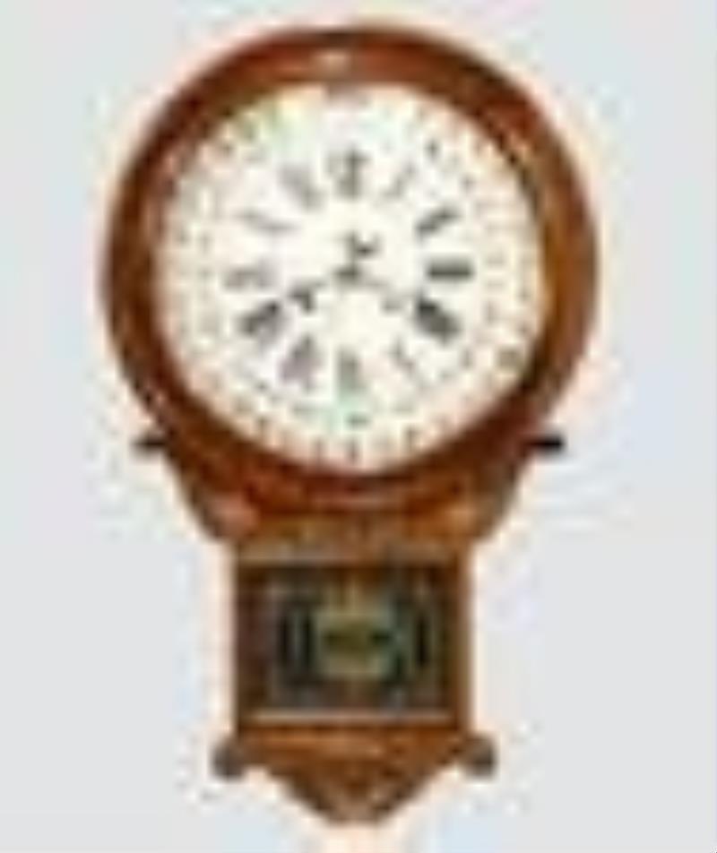 Gilbert Office Drop Calendar Wall Clock Price Guide