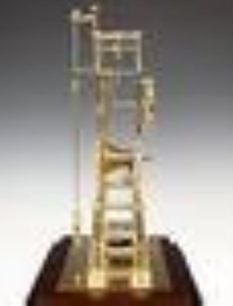 Reproduction Great Wheel Skeleton Clock