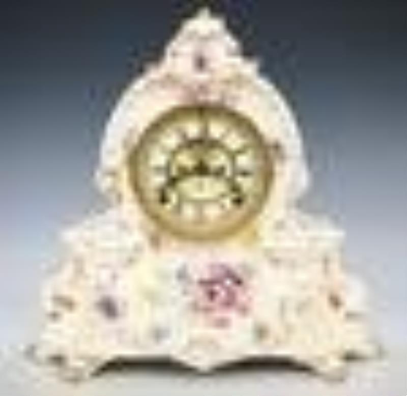Ansonia La Manche China Shelf Clock