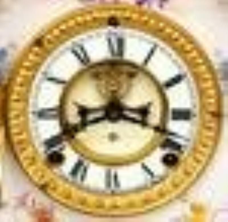 Ansonia La Manche China Shelf Clock