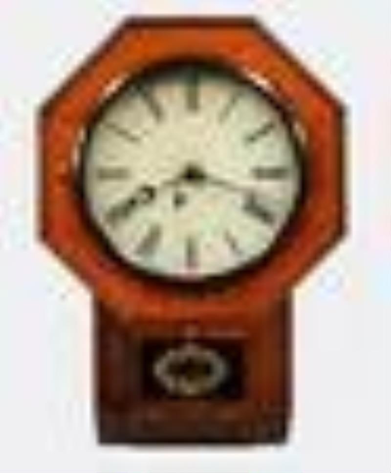Atkins Drop Octagon Wall Clock