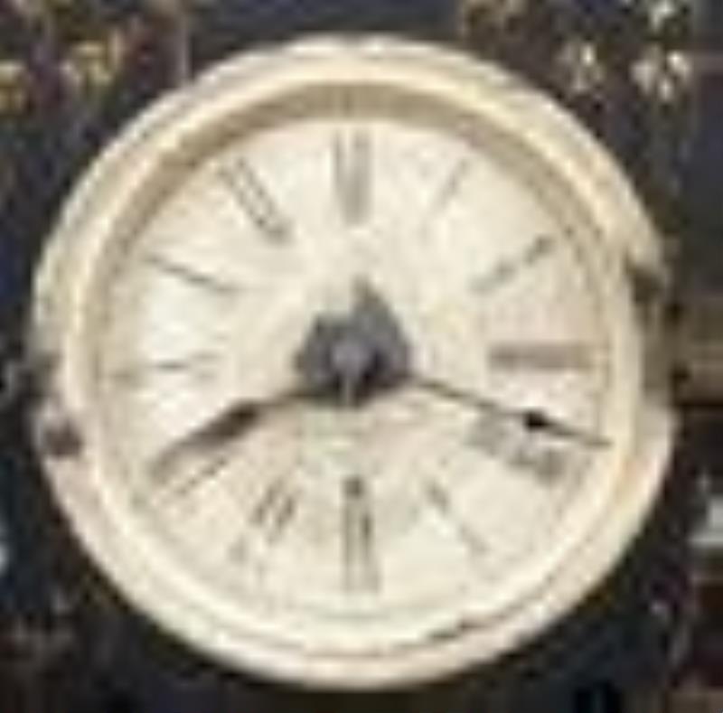 J.C. Brown Iron Shelf Clock