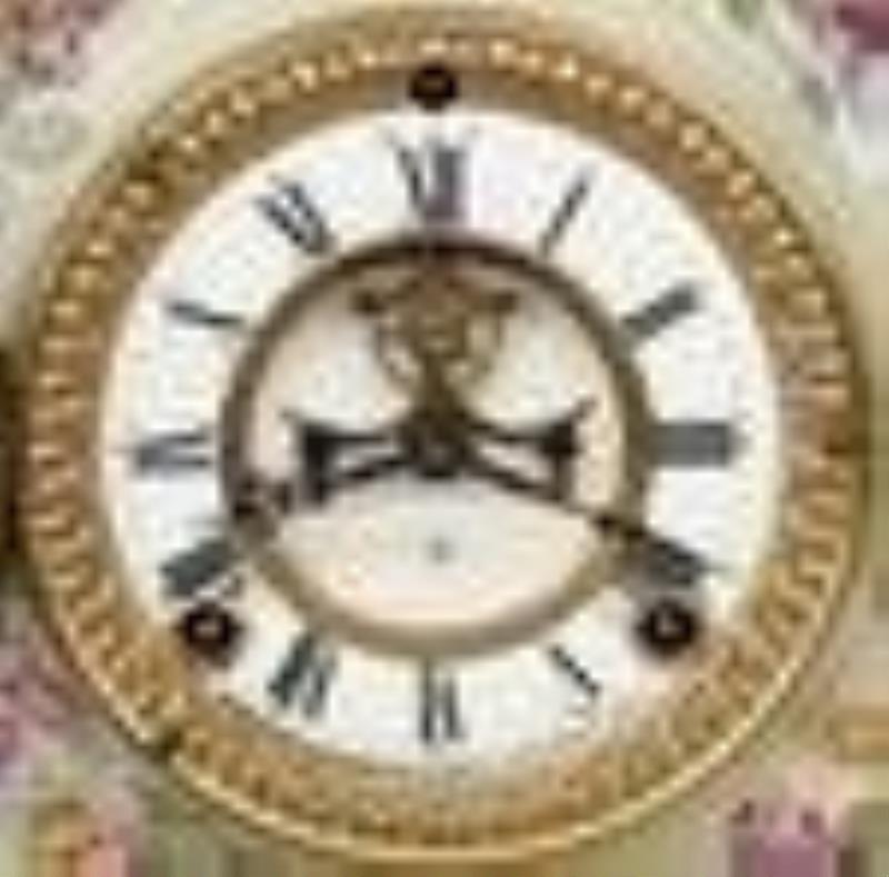 Ansonia La Floride China Shelf Clock