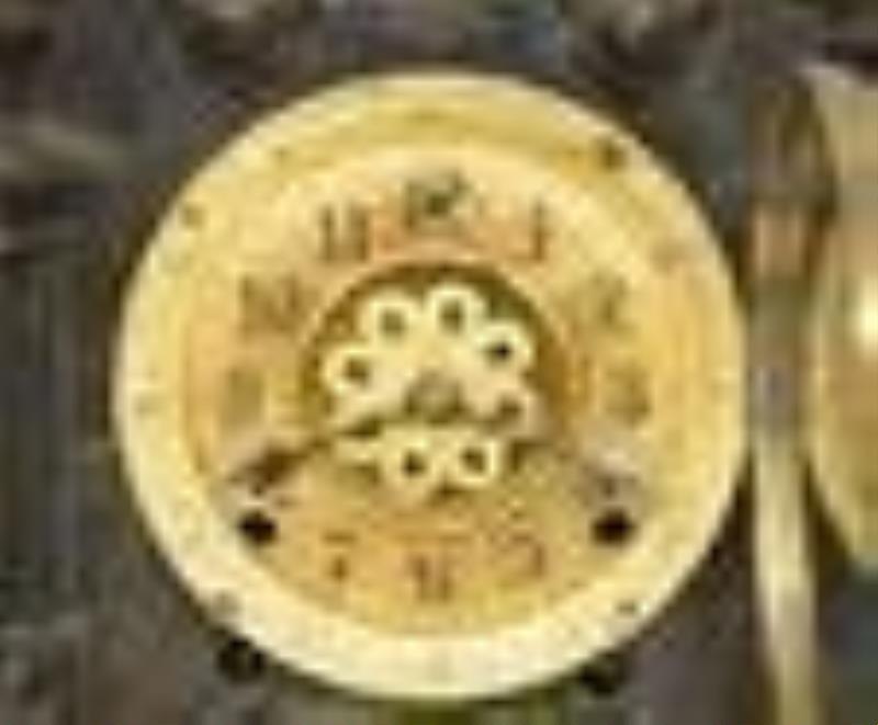 D.S. Crosby Iron Shelf Clock