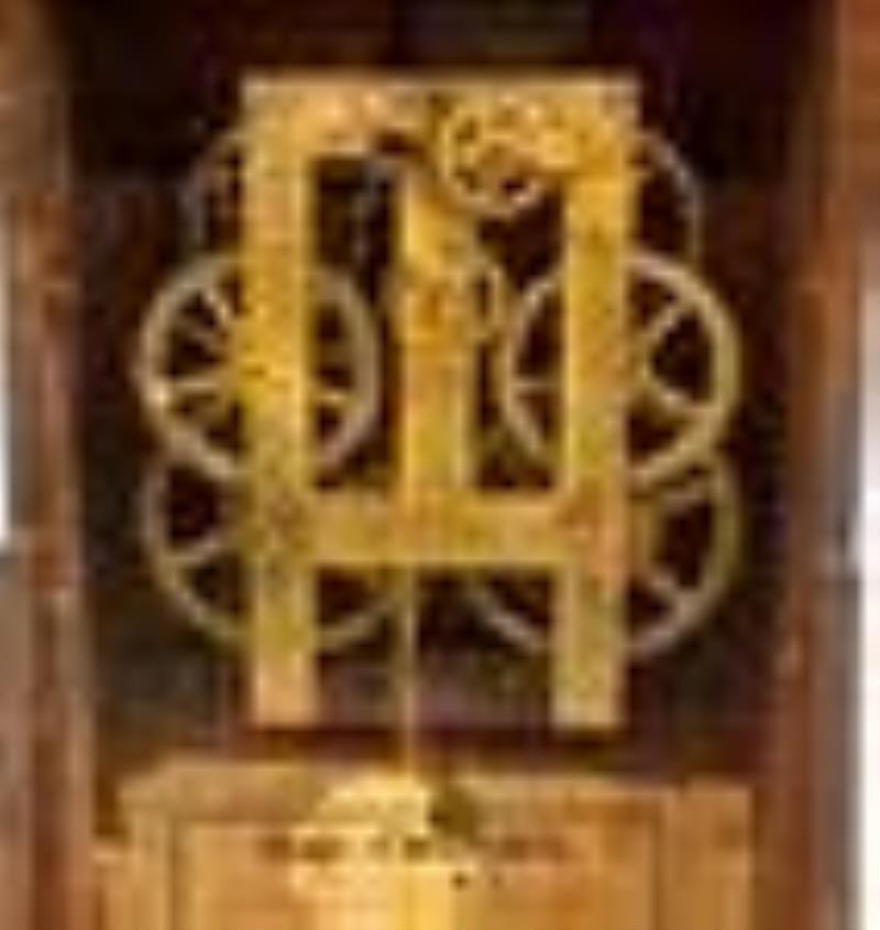 D.S. Crosby Iron Shelf Clock