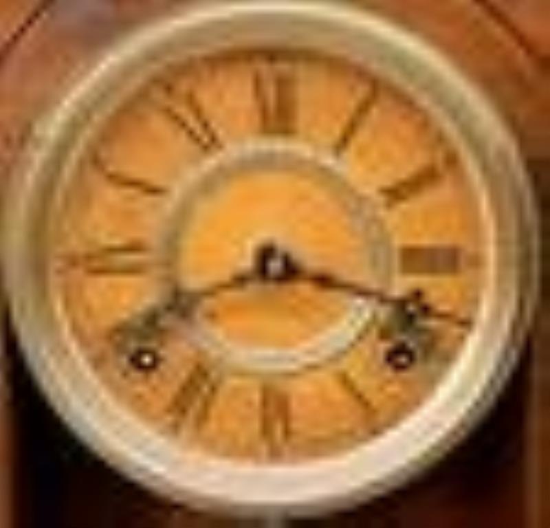 William L. Gilbert Peto Kitchen Shelf Clock